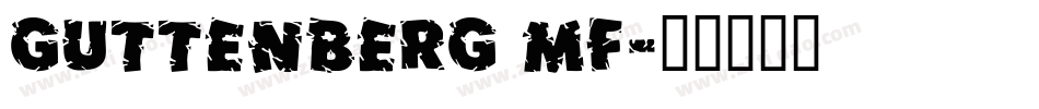 Guttenberg MF字体转换